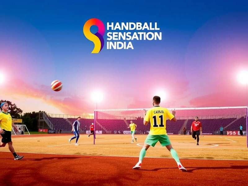 Diwali Themed Handball Match Handball Sensation India Festival Event