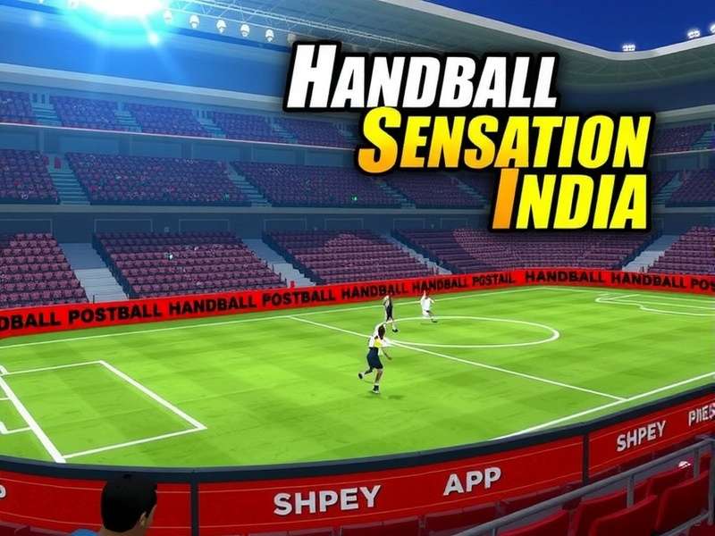 Main Gameplay of Handball Sensation India Handball Sensation India Game Screenshot